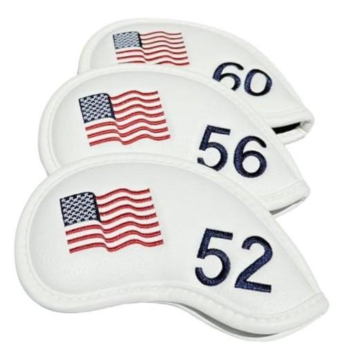 3pcs american flag golf wedge - golf,